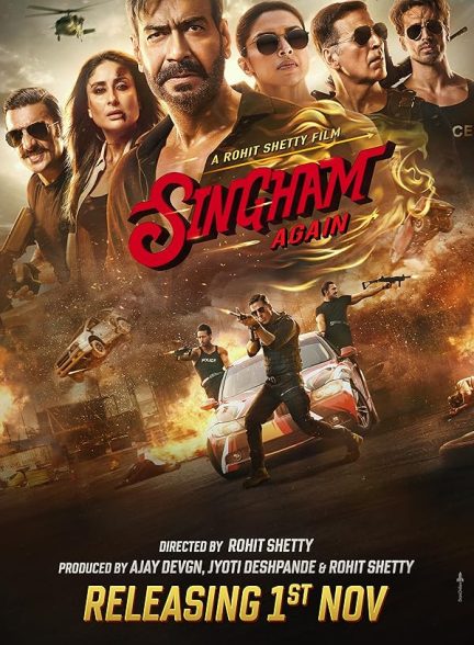 دانلود فیلم دوباره سینگهام Singham Again 2024 با دوبله فارسی