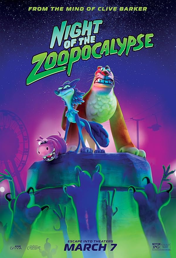دانلود انیمیشن Night of the Zoopocalypse 2024 شب آخرالزمانی باغ وحش با دوبله فارسی